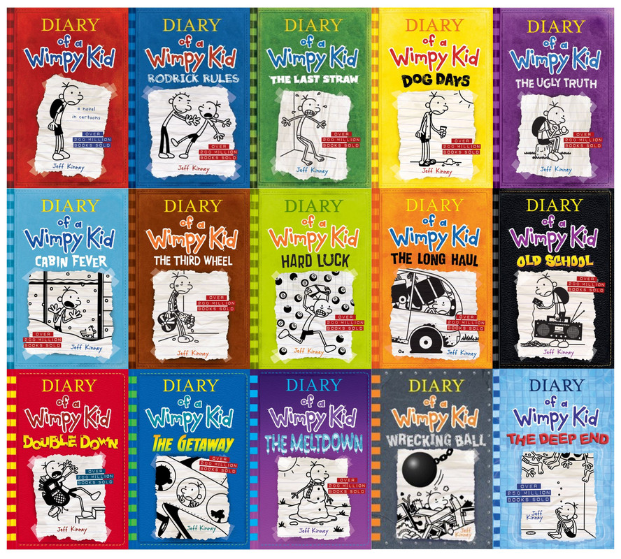 All the Diary of a Wimpy Kid Books in Order